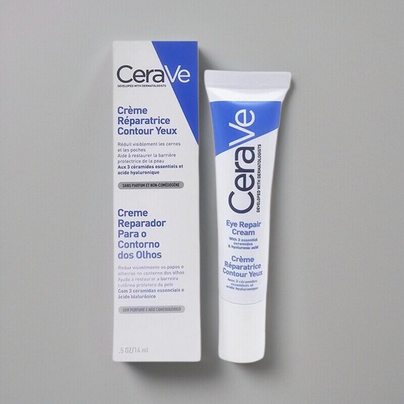 CeraVe适乐肤保湿修复眼霜14ml 眼纹小熨斗淡化眼部干纹提亮眼周
