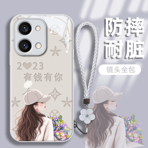 适用玻璃OPPO手机壳简约