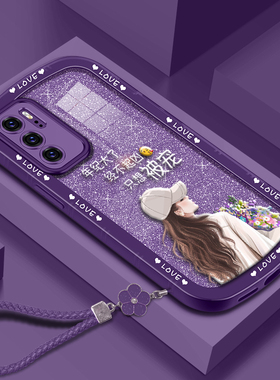 适用于华为p40手机壳p40pro保护套p40Lite时尚华为p30网红p30pro镜头全包硅胶简约女潮闪粉透明外壳创意软壳