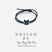 情侣新款 韩国小可爱甜美猫咪控少女发绳网红简约发圈送闺蜜橡皮筋