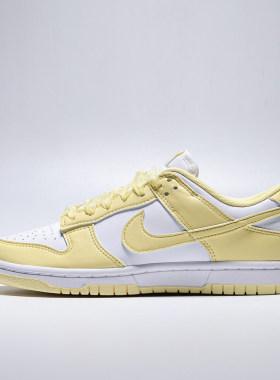 Nike耐克女子Dunk Low黄色低帮运动鞋休闲板鞋IX5021-171
