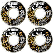 轮子硬度100A高弹耐磨 滑板街式 出口尾货瑕疵品 ELEMENT品牌 美国