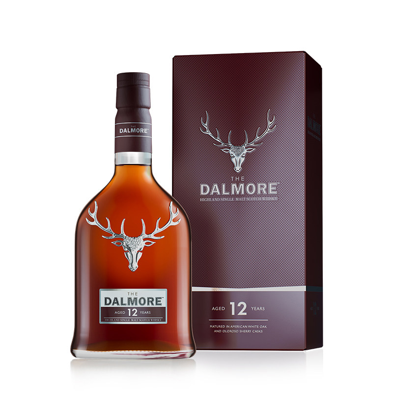 dalmore/大摩 12年苏格兰单一麦芽威士忌700ml 达尔摩进口洋酒