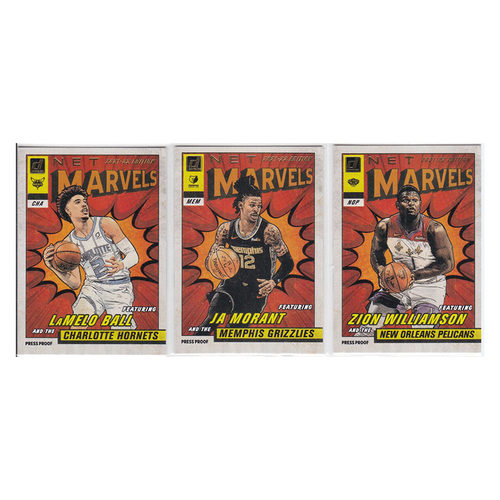 球星卡 鲍尔莫兰特锡安威廉森 金 marvels特卡帕尼尼21-22donruss