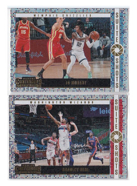 NBA球星卡 莫兰特 布拉德利比尔 折射帕尼尼20-21contenders