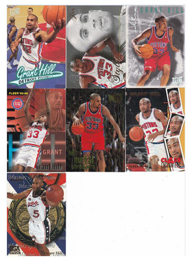 NBA球星卡 格兰特希尔 fleer 1996 梦之队