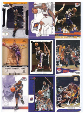 NBA球星卡 斯蒂芬马布里vs科比 FLEER 2002  经典老卡 独狼