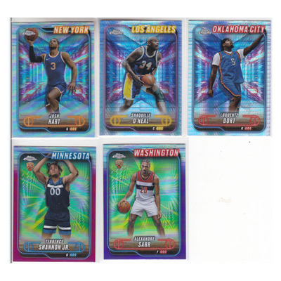 球星卡约什哈特奥尼尔多尔特小香农萨尔折射topps2025
