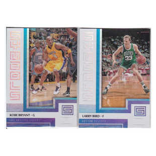 球星卡 科比布莱恩特 拉里伯德 折射帕尼尼17-18status