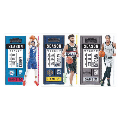 NBA球星卡 塞斯库里 贾马尔穆雷 德罗赞帕尼尼20-21contenders