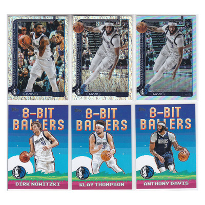 球星卡凯里欧文安东尼戴维斯折射诺维斯基克莱汤普森topps2025