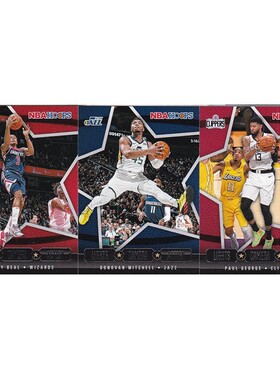 NBA球星卡 比尔 米切尔 保罗乔治 帕尼尼20-21hoops