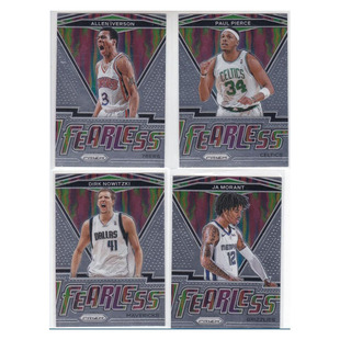 球星卡 艾弗森 皮尔斯 诺维斯基莫兰特fearless帕尼尼20-21prizm