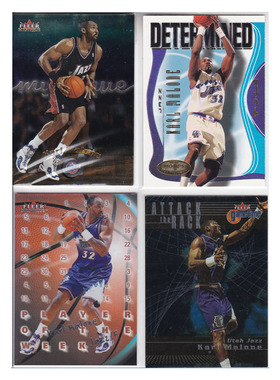 球星卡 卡尔马龙 fleer 2000 折射 爵士队