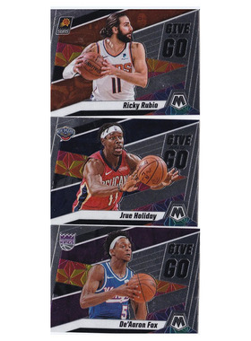 NBA球星卡 卢比奥 霍乐迪 福克斯 特卡 帕尼尼19-20mosaic