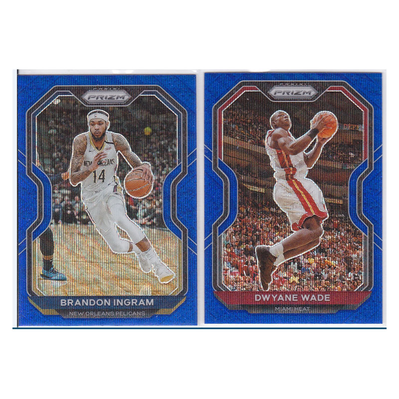 球星卡 英格拉姆 韦德 蓝折射 帕尼尼20-21prizm