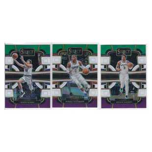 球星卡里弗斯 威少 凯尔登约翰逊三色折射帕尼尼23-24select