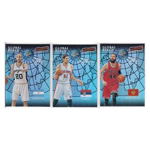 球星卡吉诺比利 博班 米罗蒂奇折射帕尼尼16-17aficionado