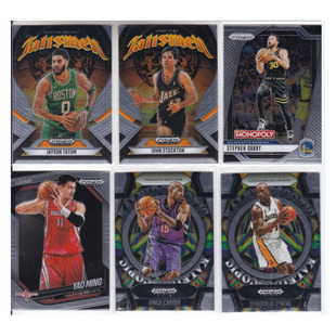 球星卡塔图姆斯托克顿库里姚明文斯卡特奥尼尔特卡24-25prizm