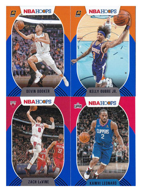 NBA球星卡德文布克 乌布雷 拉文 莱昂纳德蓝平行帕尼尼20-21hoops