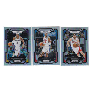 球星卡 范德比尔特 杰伦杜伦 乔哈里斯 银折射帕尼尼23-24prizm