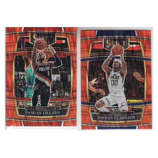 球星卡 利拉德 克拉克森 橙瀑布折射帕尼尼21-22select