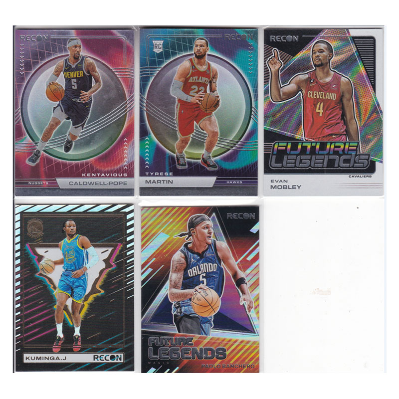 球星卡22-23波普马丁埃文莫布里23-24库明加班凯罗折射recon