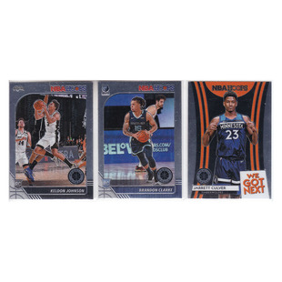 球星卡凯尔登约翰逊 克拉克卡尔弗新秀帕尼尼19-20hoops premium