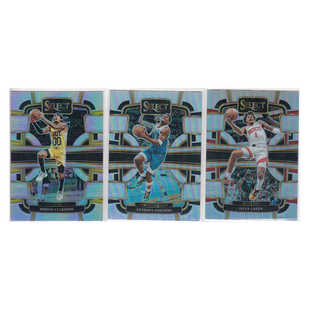 球星卡 克拉克森 爱德华兹 杰伦格林银折射帕尼尼23-24select