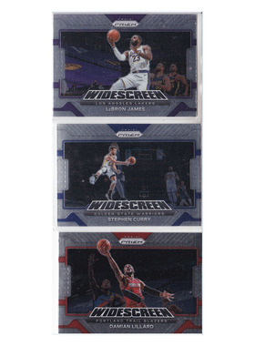 球星卡勒布朗詹姆斯斯蒂芬库里利拉德widescreen帕尼尼21-22prizm