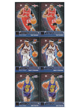 NBA球星卡 麦迪 小斯塔德迈尔 斯托克顿 特卡panini18-19donruss