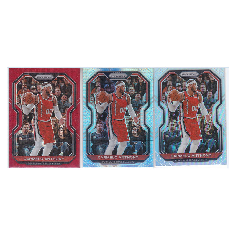 球星卡 卡梅隆安东尼 红折 波纹折 银折 帕尼尼20-21prizm
