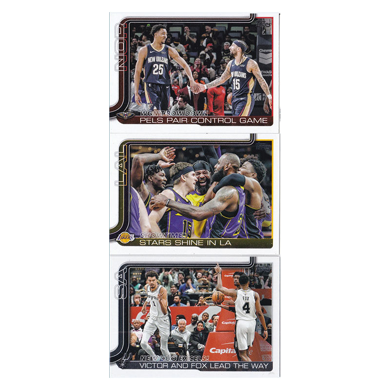 球星卡特雷墨菲勒布朗詹姆斯里弗斯文班亚马福克斯topps2025