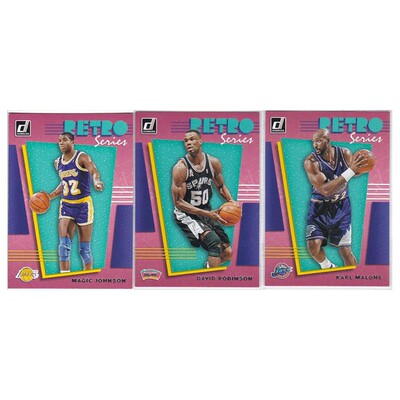 NBA球星卡 魔术师约翰逊 罗宾逊 卡尔马龙 panini19-20donruss