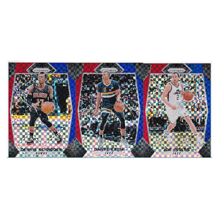 NBA球星卡 施罗德 艾克萨姆 英格尔斯格子折帕尼尼17-18prizm