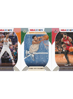 NBA球星卡 艾顿 字母哥 卡梅隆安东尼 雪花特卡帕尼尼20-21hoops
