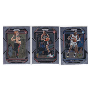 球星卡 约维奇 贾巴里沃克 杰伦杜伦新秀帕尼尼22-23prizm