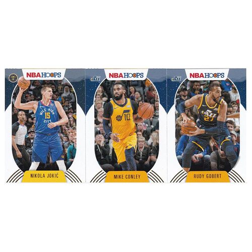 NBA球星卡 约基奇康利戈贝尔 雪花 帕尼尼20-21hoops