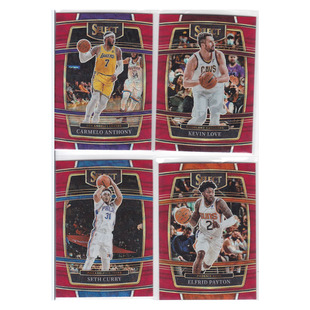 球星卡卡梅隆安东尼乐福塞斯库里小佩顿红折射帕尼尼21-22select