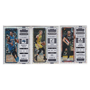 球星卡 富尔茨 卡尔马宁 努尔基奇 折射帕尼尼22-23contenders