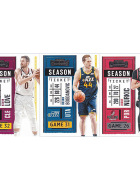 NBA球星卡凯文乐福 博格达诺维奇 努尔基奇帕尼尼20-21contenders