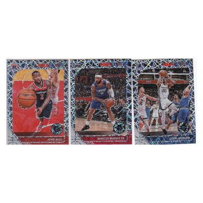 NBA球星卡 沃尔 莫里斯 约什杰克逊折射帕尼尼19-20hoops premium