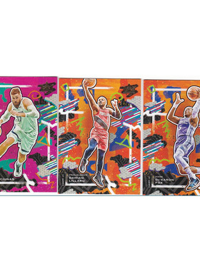 NBA球星卡 瓦兰丘纳斯 利拉德 福克斯 帕尼尼20-21油画