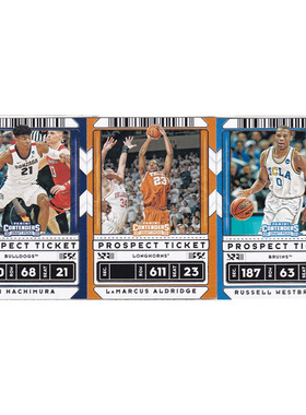 球星卡 八村 阿尔德里奇 威少 帕尼尼2020contenders