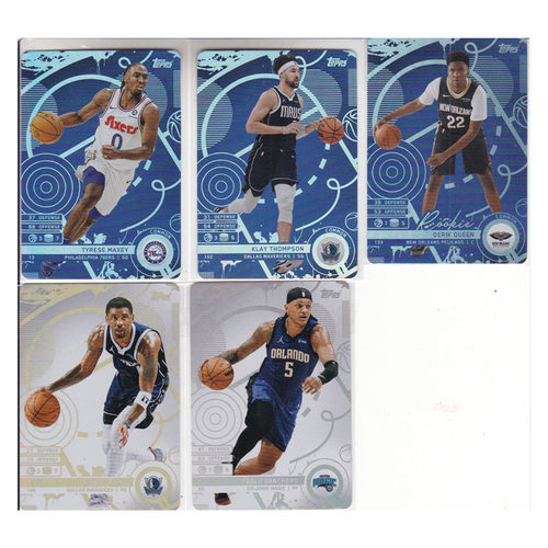 球星卡马克西克莱汤普森奎因欧文班凯罗折射topps2025match attax