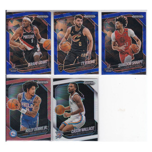 球星卡125格兰特杰罗姆夏普225乌布雷175卡森华莱士折24-25prizm