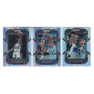 球星卡大卫罗宾逊 本华莱士 博钱普波纹折射帕尼尼22-23prizm