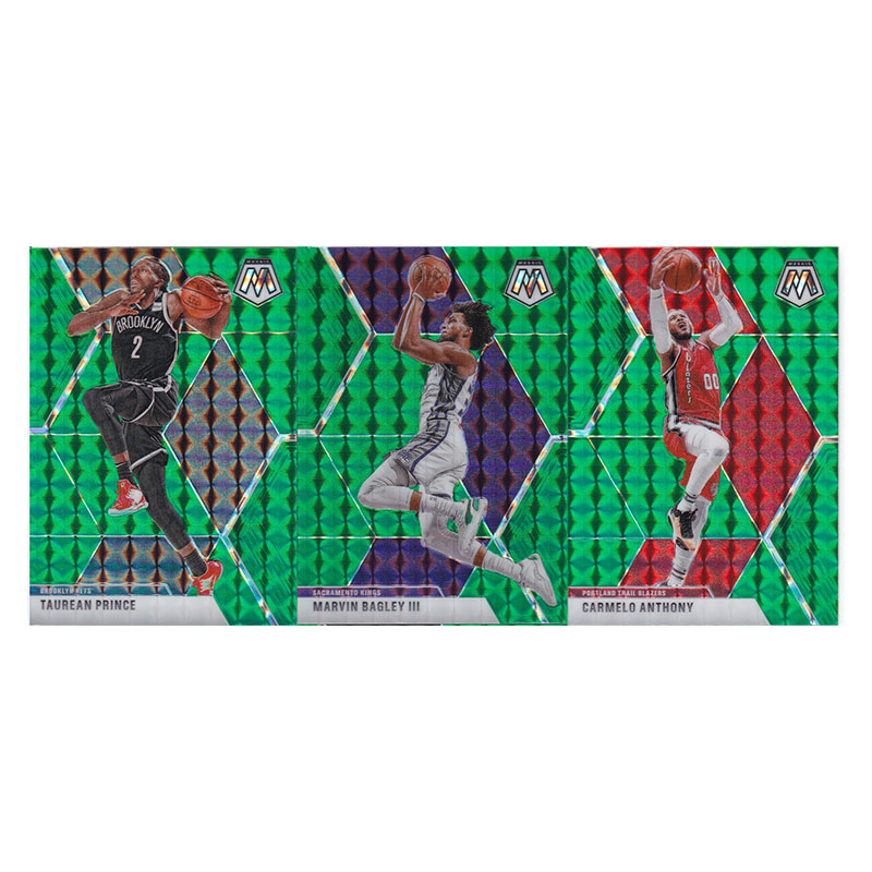 球星卡 卡罗尔 巴格利 卡梅隆安东尼绿格子折射帕尼尼19-20mosaic