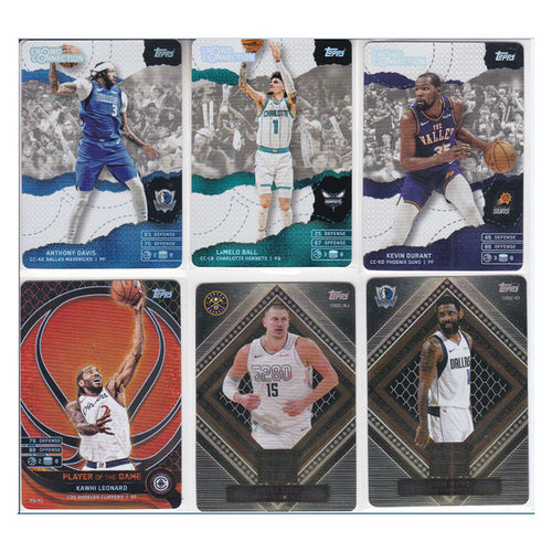 球星卡戴维斯拉梅洛鲍尔杜兰特莱昂纳德约基奇欧文折射topps2025