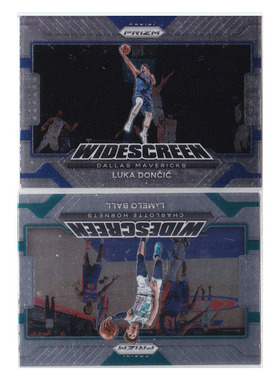 球星卡 卢卡东契奇 拉梅洛鲍尔 widescreen帕尼尼21-22prizm